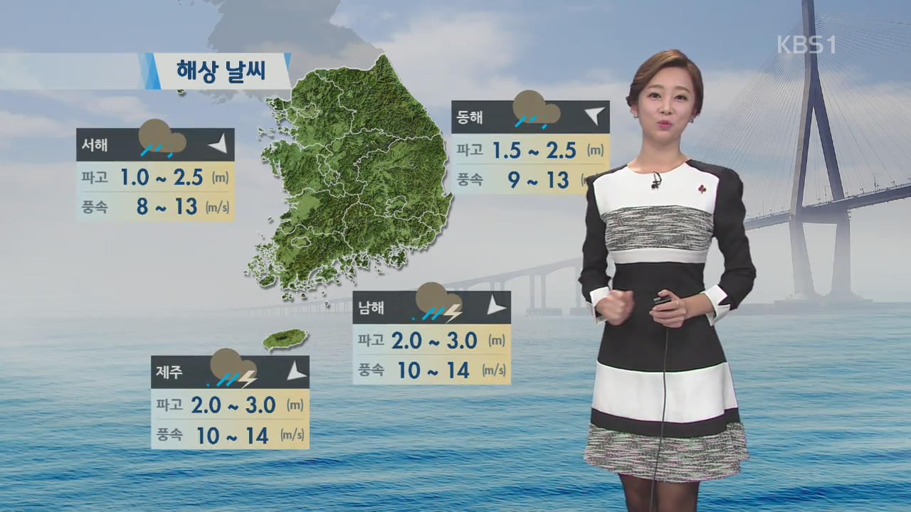중부 미세먼지 농도 ‘나쁨’, 내일 대부분 지방 비 