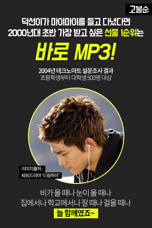 [고봉순] 덕선이도 결국 마이마이 대신 MP3로?