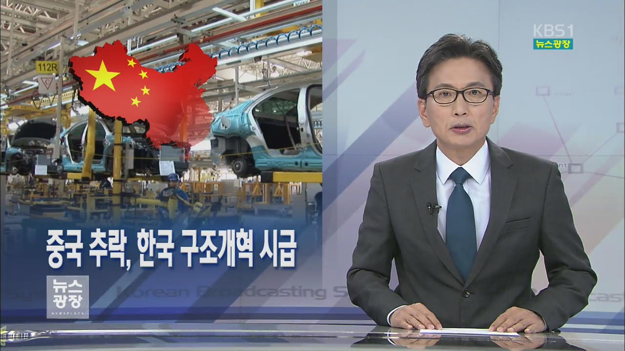 [뉴스해설] 중국 추락, 한국 구조개혁 시급