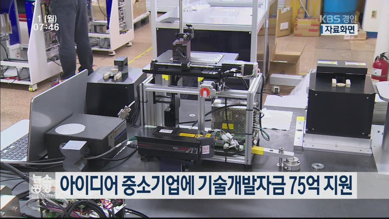 아이디어 중소기업에 기술개발자금 75억 지원