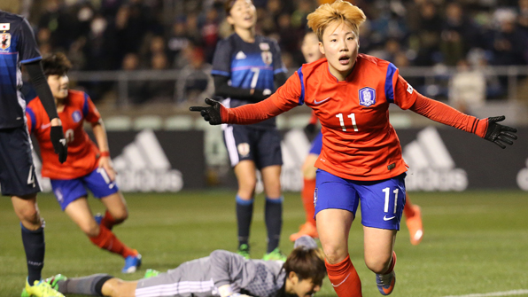 女축구, 일본과 ‘극적 무승부’…투지 빛났다