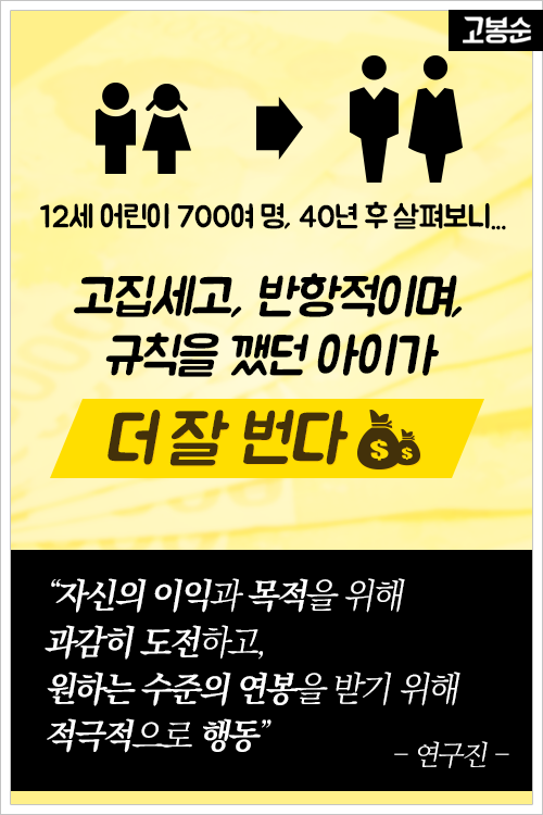 [고봉순] 고집불통 어린이, 40년 후 살펴보니