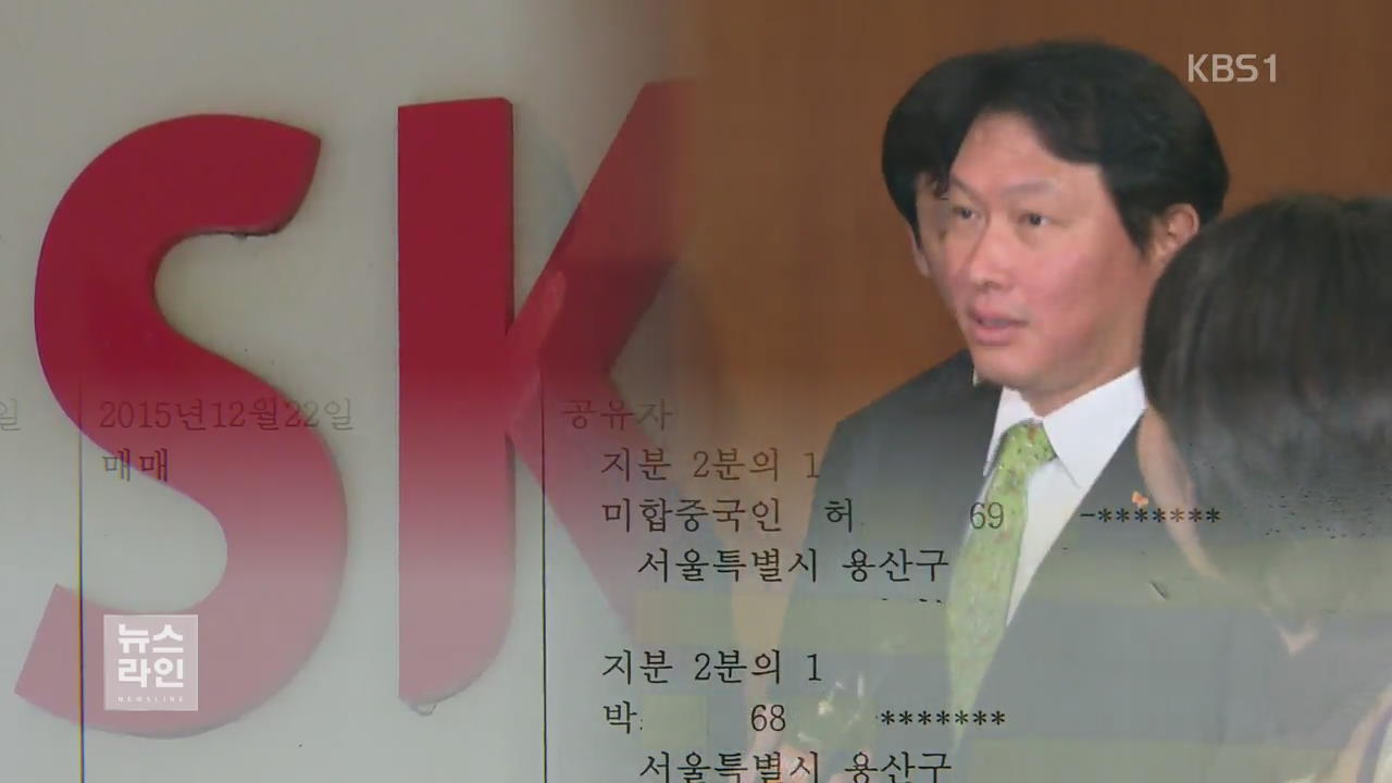 국세청, ‘최태원 회장 여인 부당 지원’ 계열사 조사