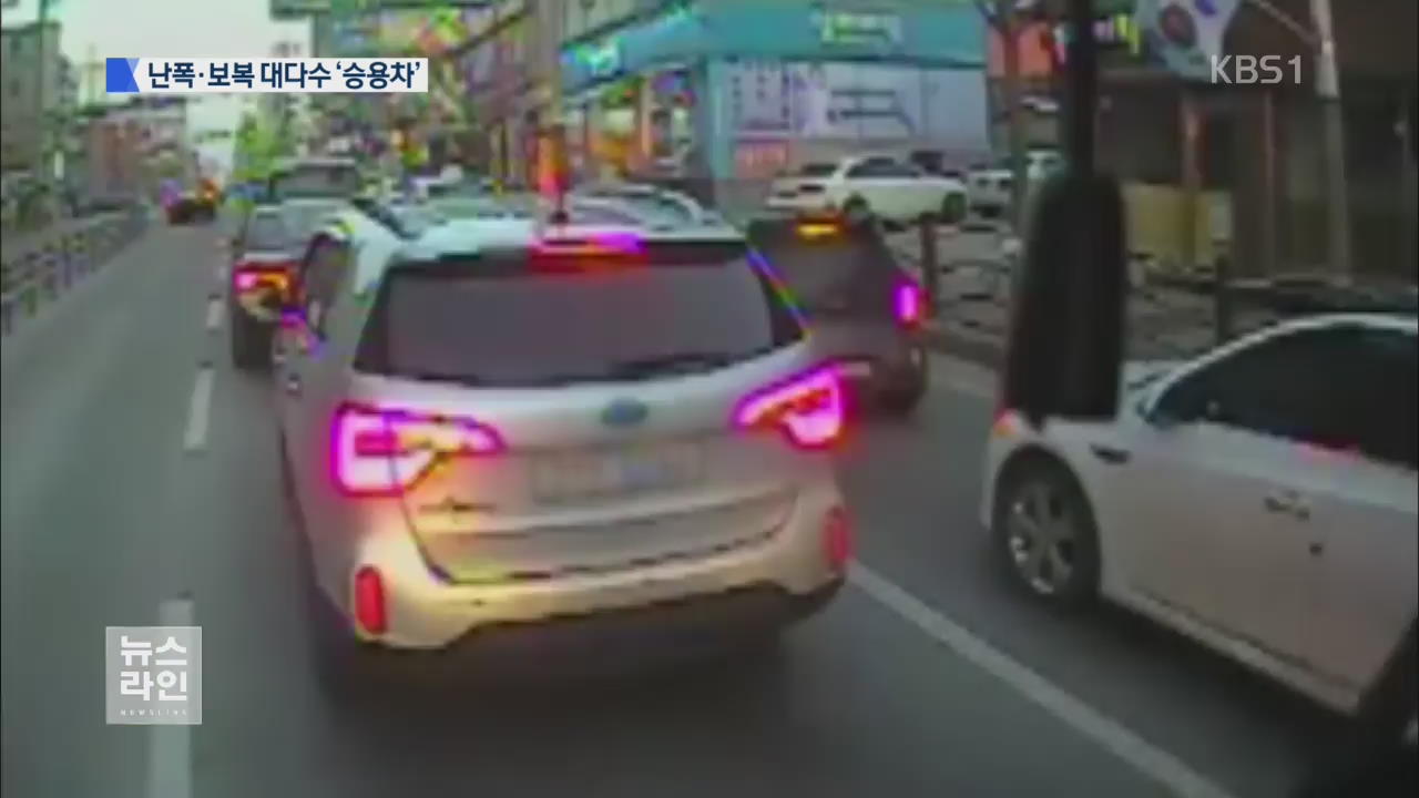 급하다고 ‘지그재그’ 화난다고 ‘급제동’