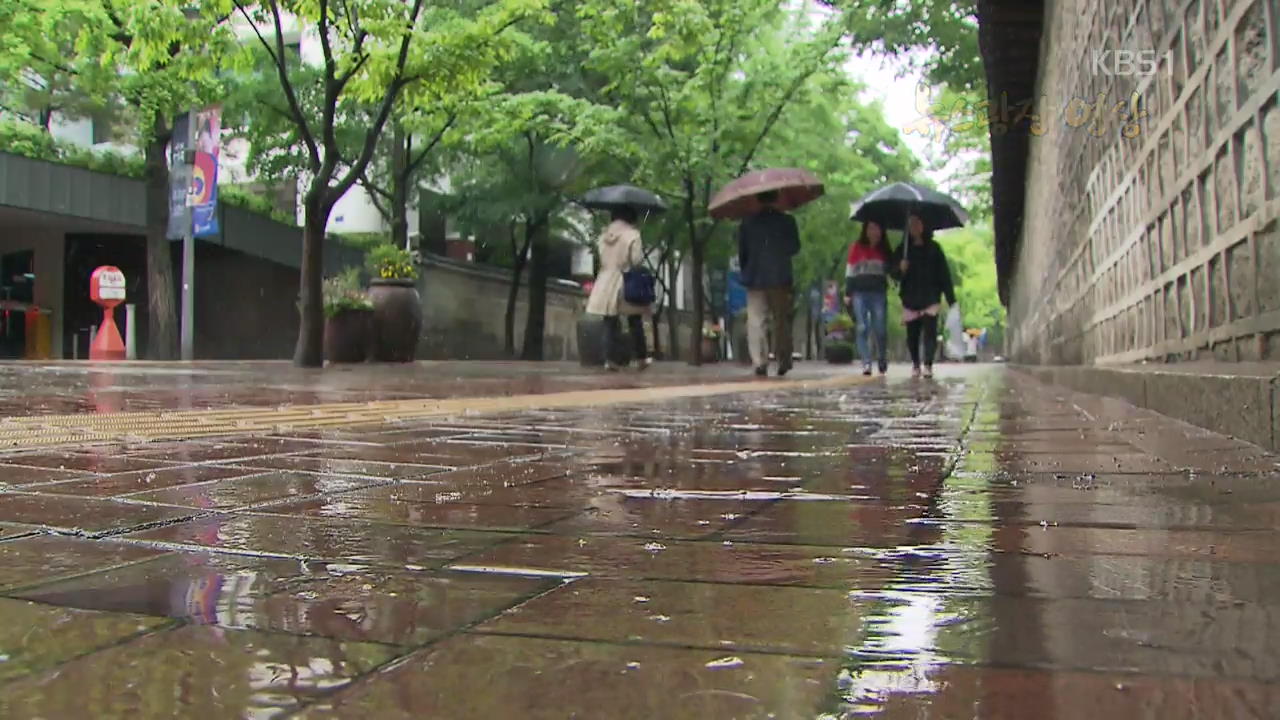 [뉴스광장 영상] 비오는 날