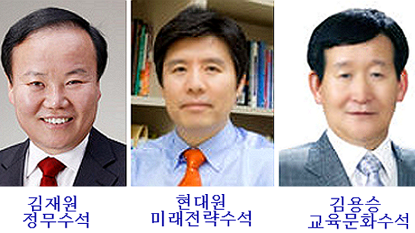 청와대 참모진 개편…정무수석에 김재원