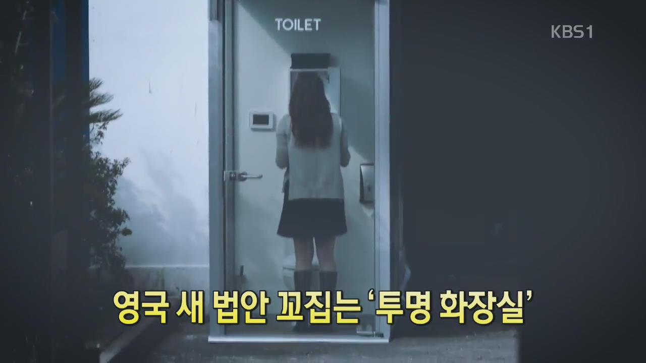 [디지털 광장] 영국 새 법안 꼬집는 ‘투명 화장실’