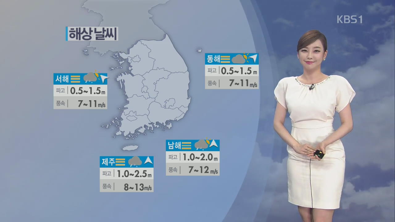 무더위 이어져, 제주·남해안 장맛비