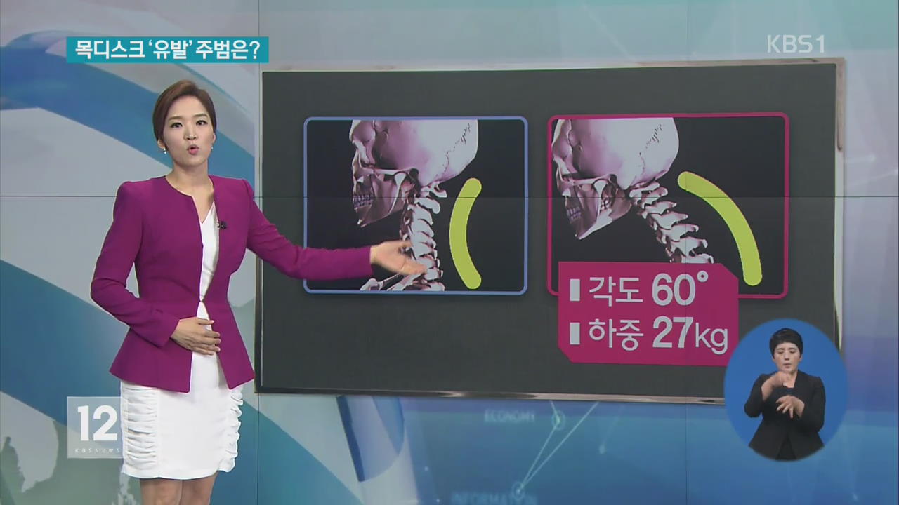 목디스크 환자 급증…‘유발’ 주범은?