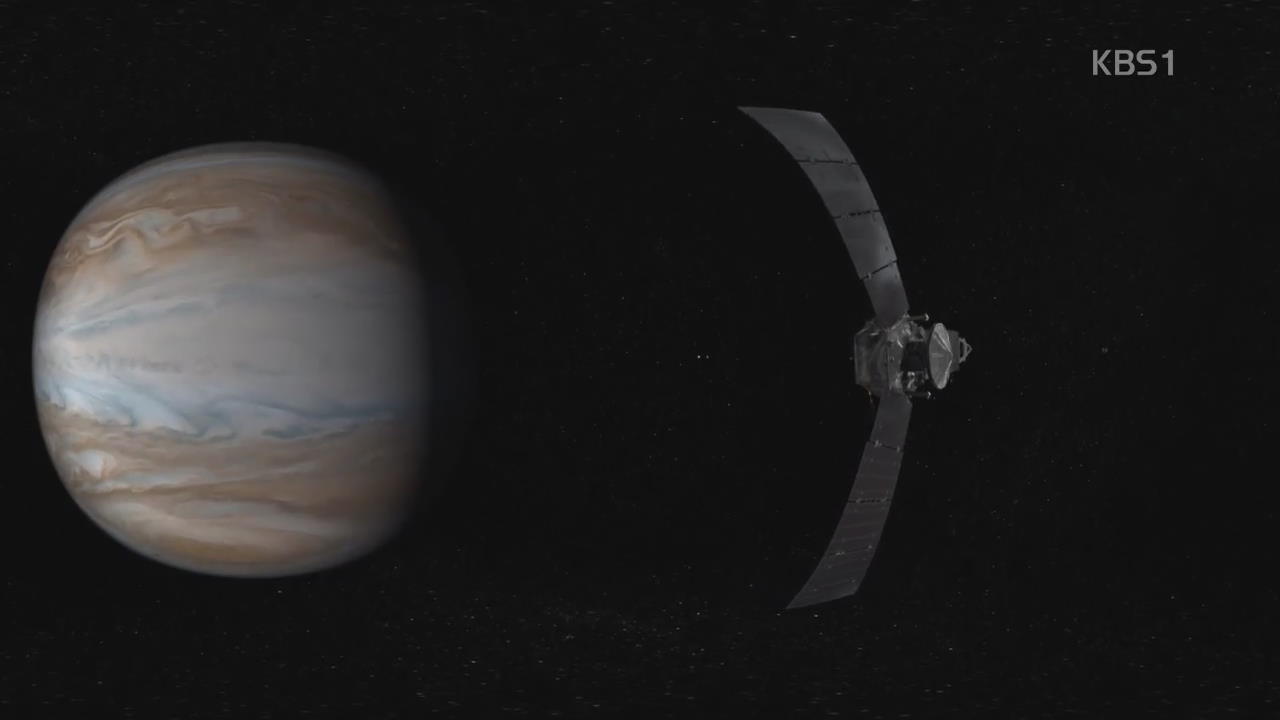 목성 탐사선 ‘주노’ 5년 비행 끝에 궤도 진입