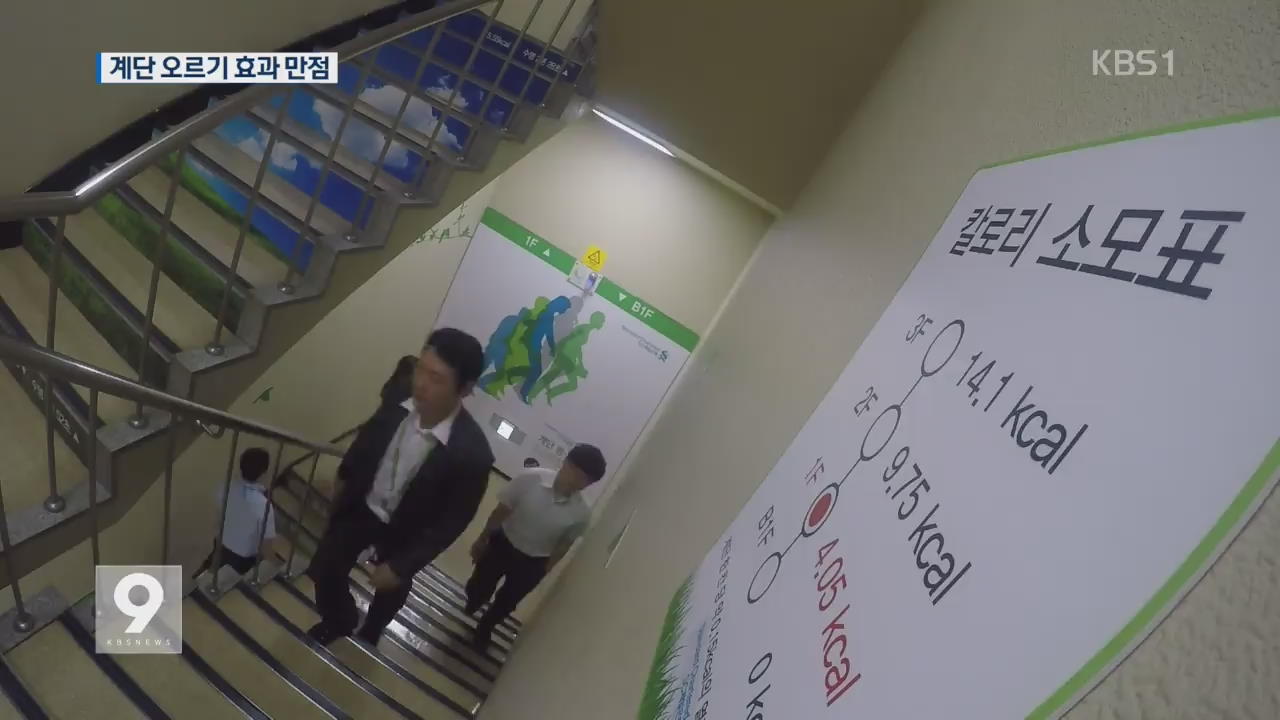 [앵커&리포트] “건강·에너지 절약”…계단 오르기 확산