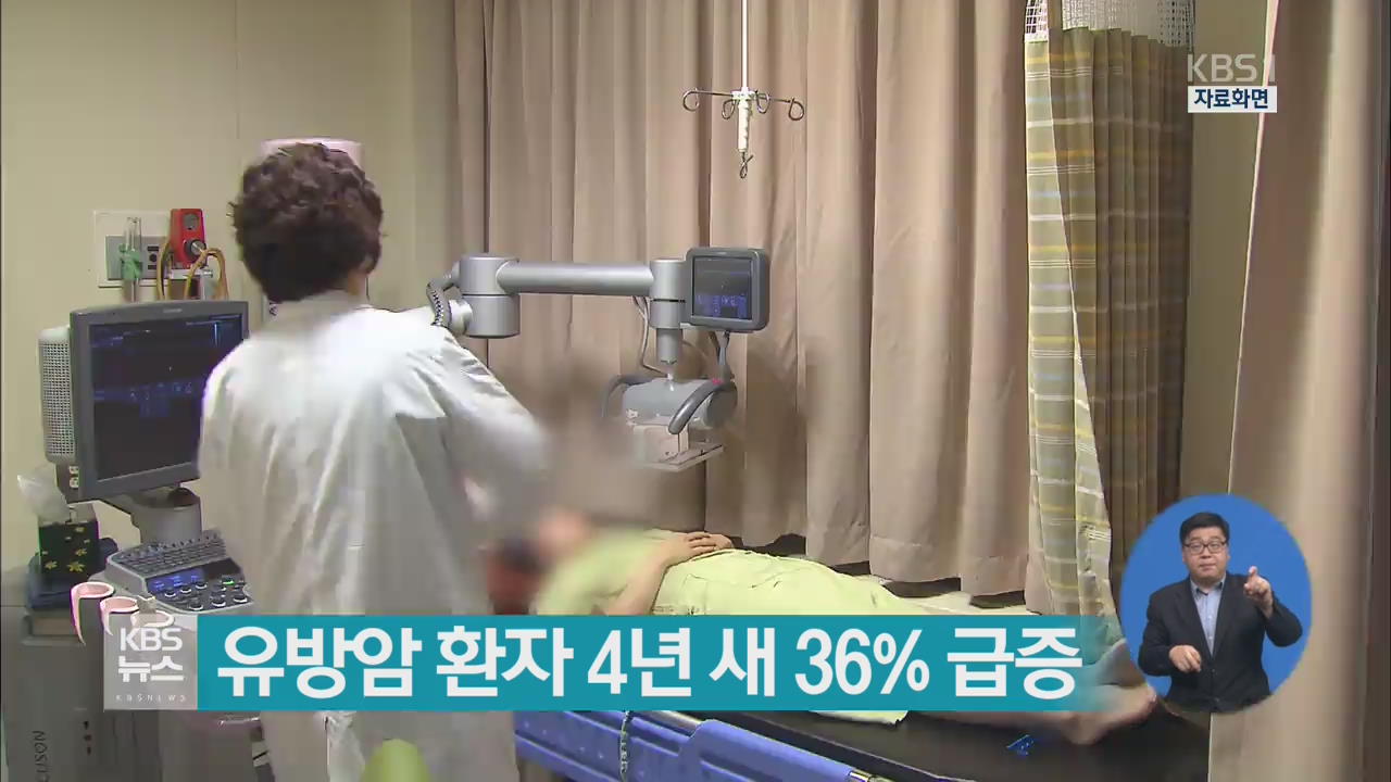 유방암 환자 4년 새 36% 급증