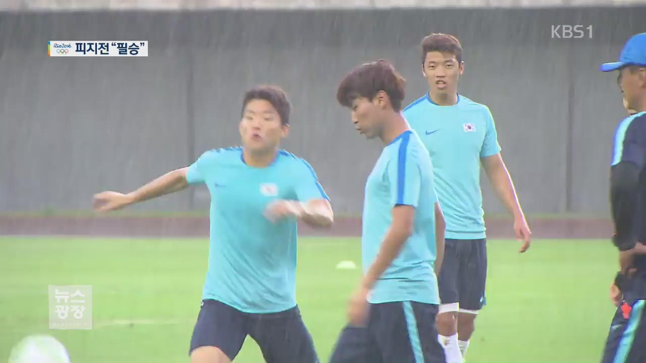 한국축구, 잠시 후 피지 ‘밀집수비 깬다’