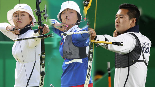 남녀 양궁 16강 순항…오늘 밤 남북 대결