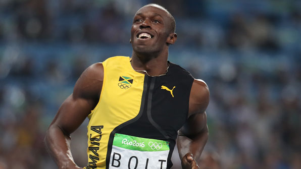 볼트, 100m 3연속 금메달…올림픽 새 역사