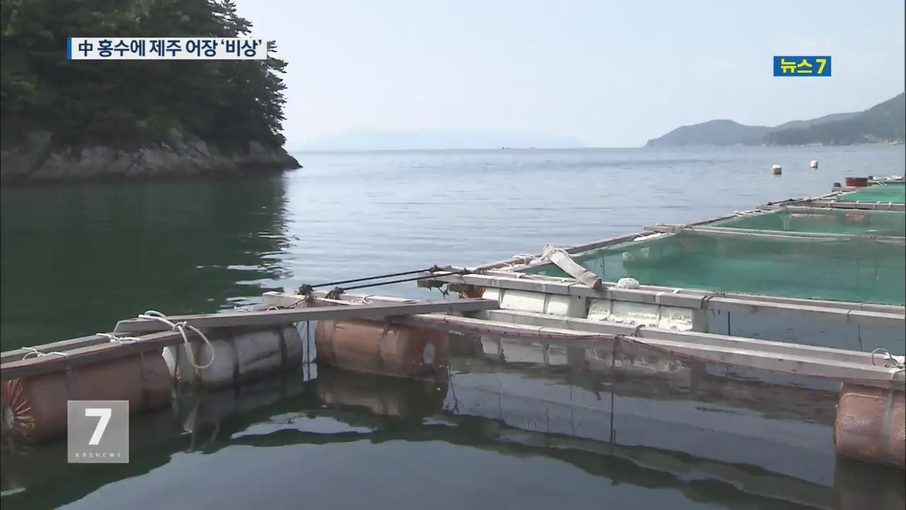 中 양쯔강 저염분수 유입…제주 어장 ‘비상’