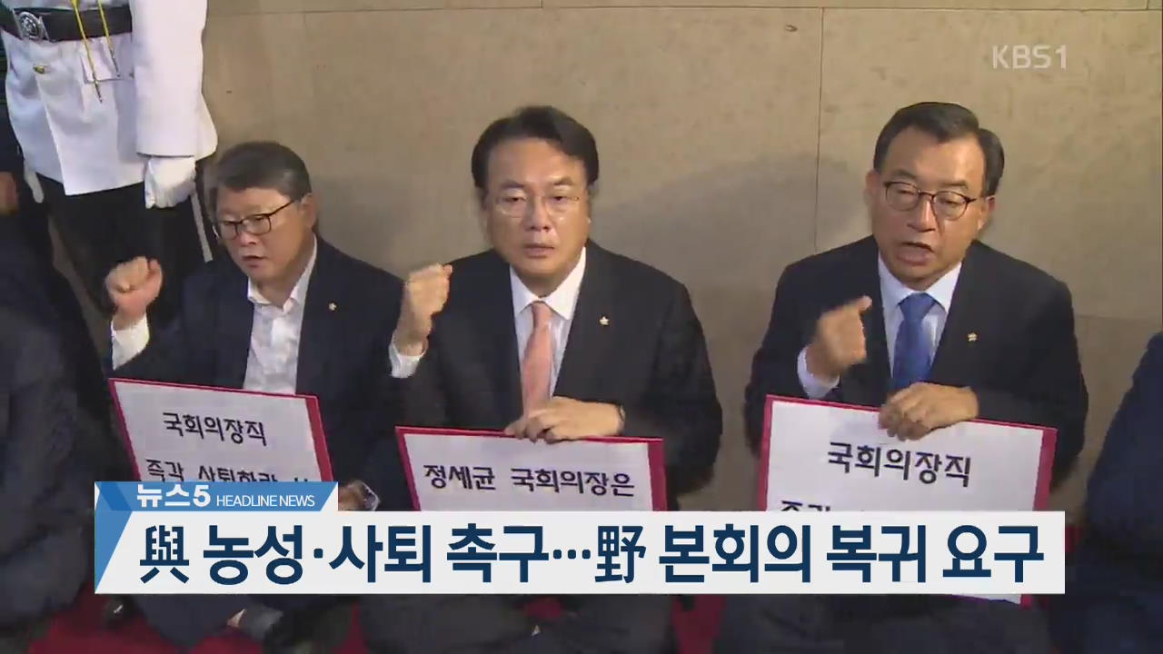 [뉴스5 헤드라인]