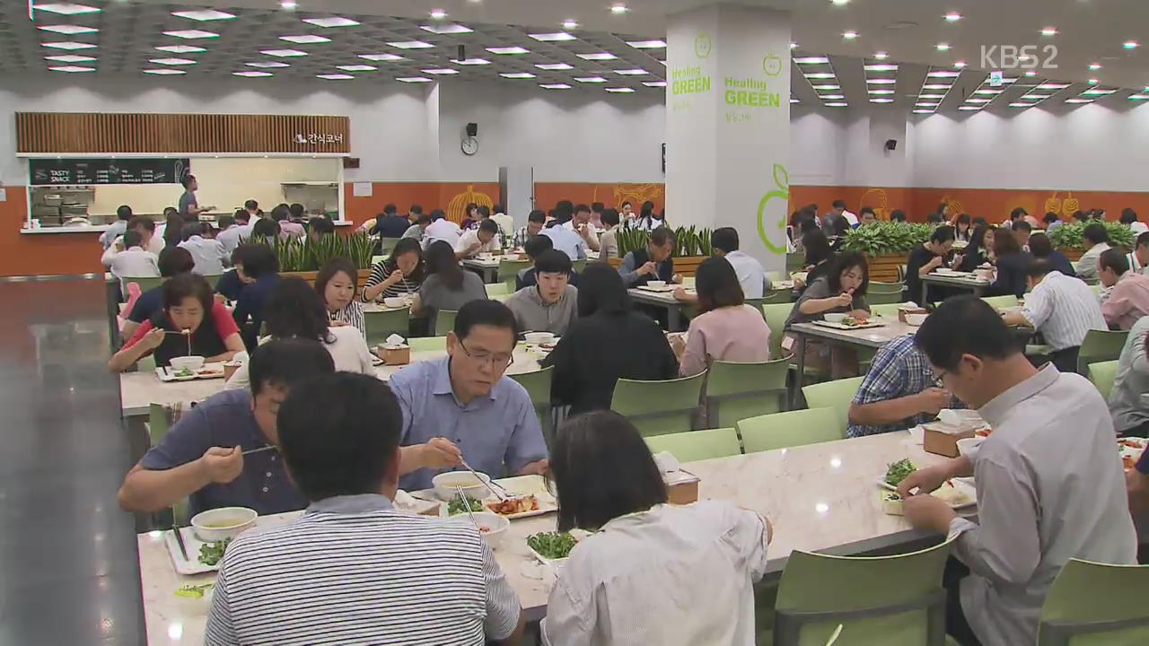 구내식당 ‘북적’…고급 음식점 ‘썰렁’