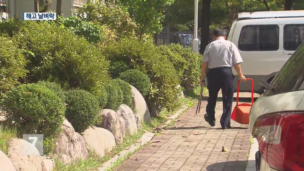 “오늘 해고” 후임한테 퇴직 통보받은 경비원들