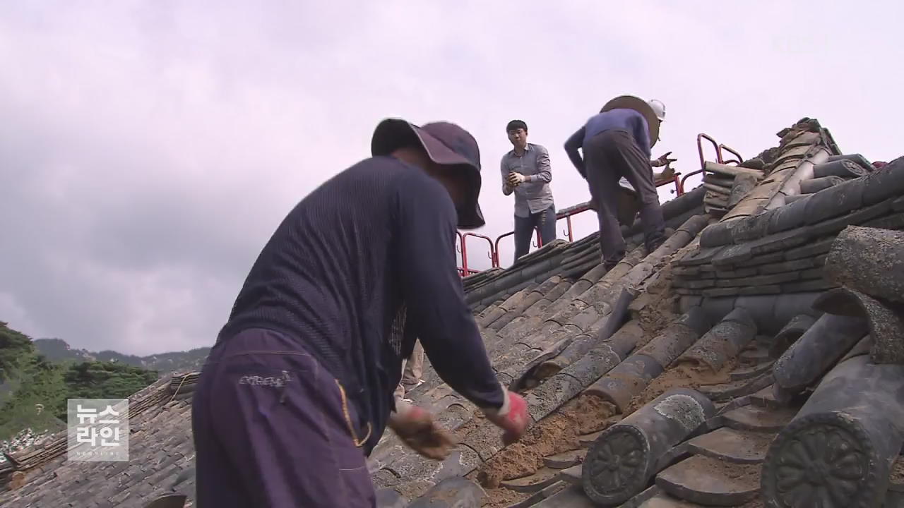 경주 지진지역도 비상 ‘묶고, 덮고…’