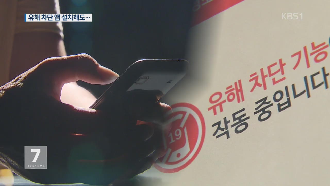 ‘청소년 유해매체 차단 앱’, 사실상 무용지물