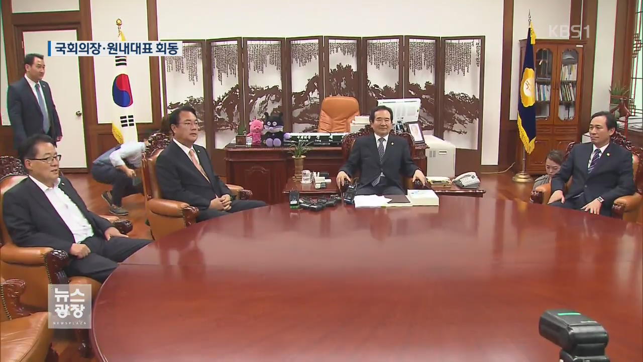 국회의장-여야3당 원내대표 오늘 회동…현안 논의
