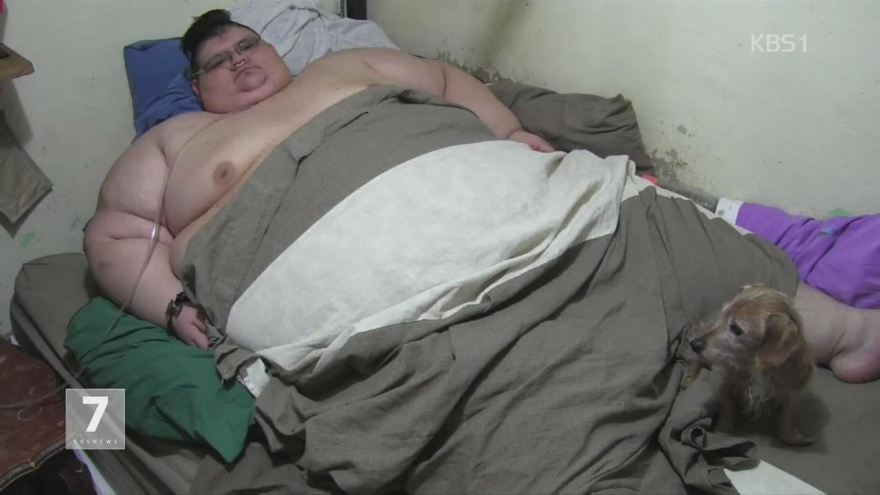 500kg 사나이, 6년 만에 침대에서 일어나다!