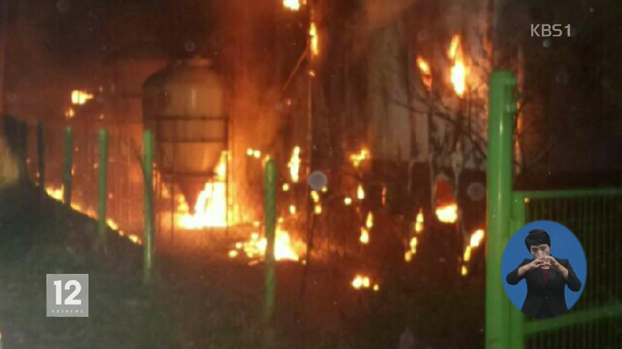 비닐하우스·돈사 불…주민 대피·농가 피해