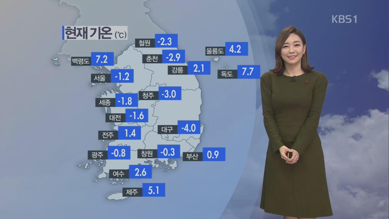 ‘대설’ 절기, 중부지방 눈·비