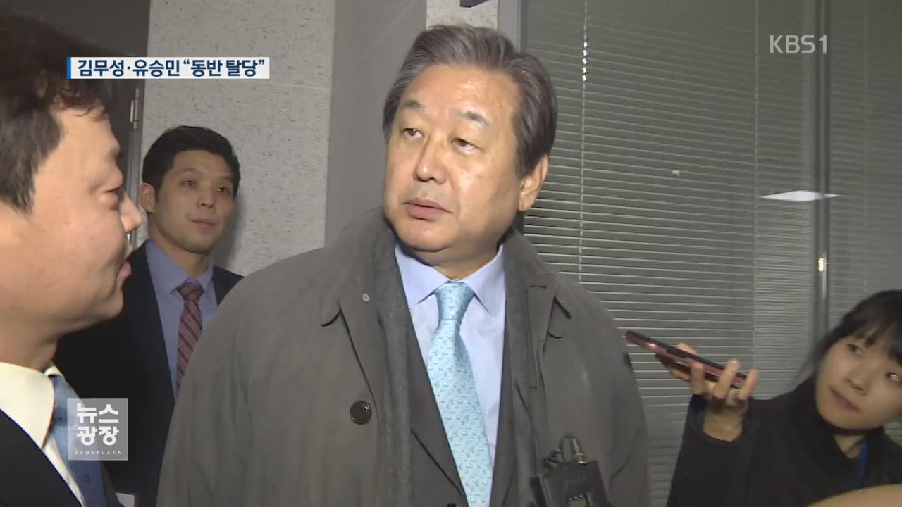 새누리 김무성·유승민, 동반 탈당 전격 합의