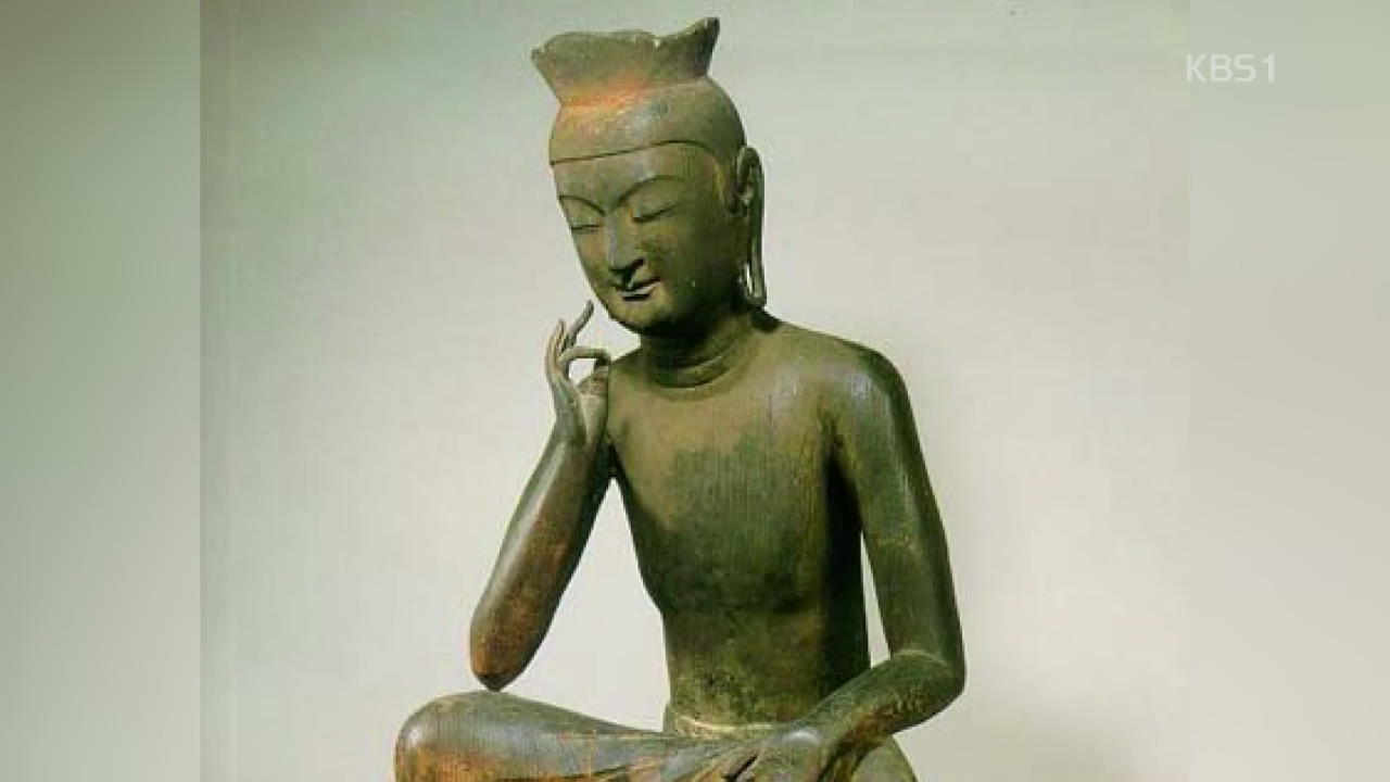 삼국시대 국보급 반가사유상, 일본서 발견