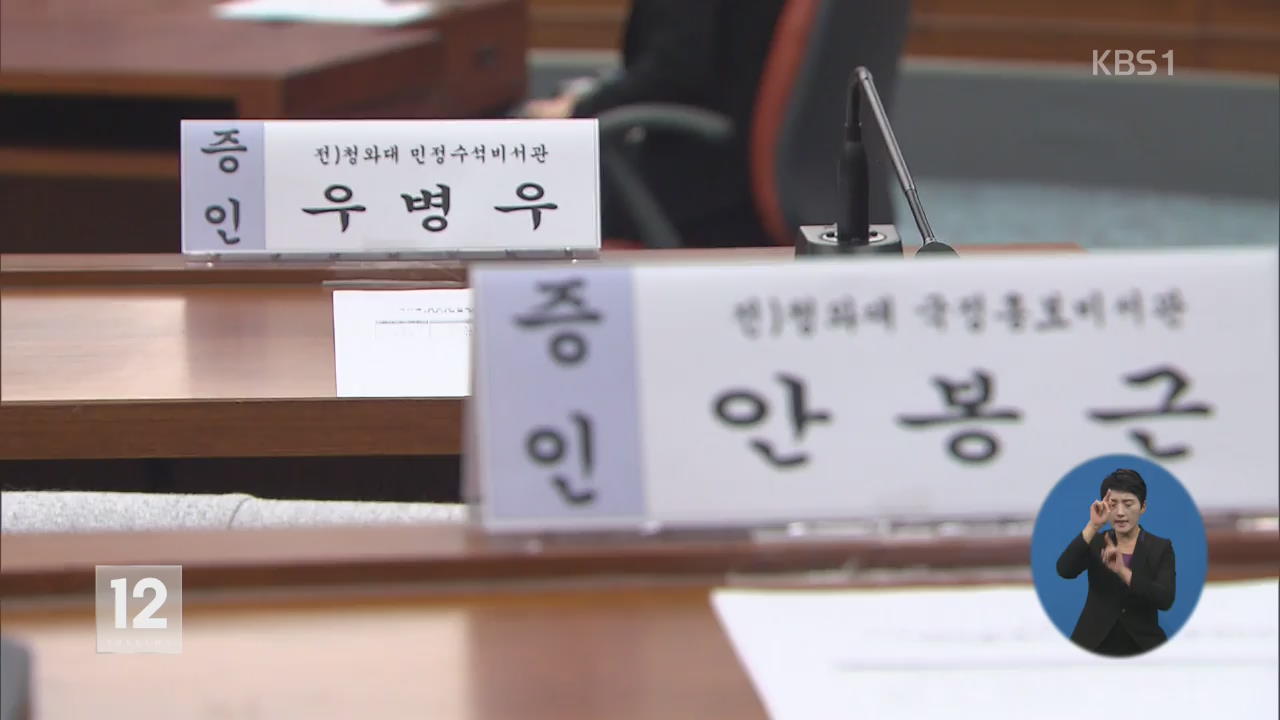 국회, 최순실 게이트 청문회…대부분 증인 불출석
