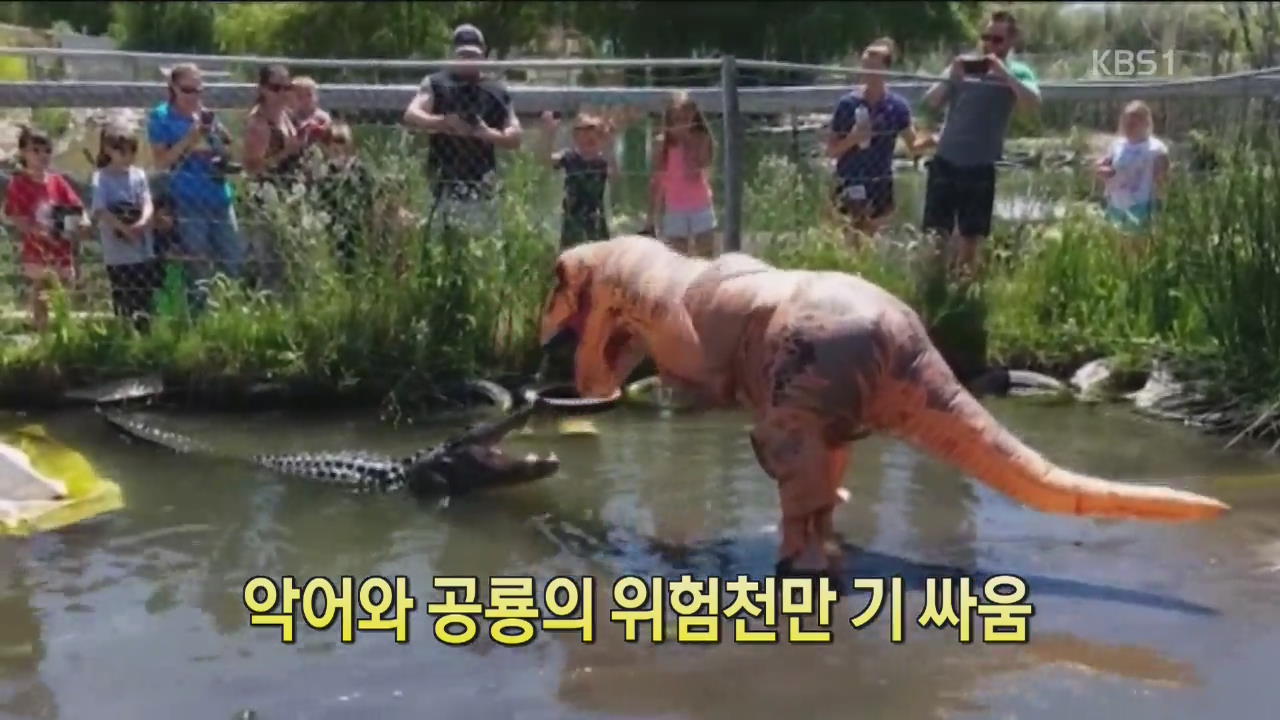 [디지털 광장] 악어와 공룡의 위험천만 기 싸움