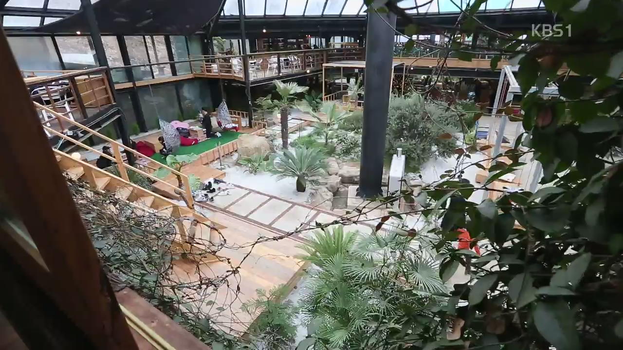 [뉴스광장 영상] 식물원 카페