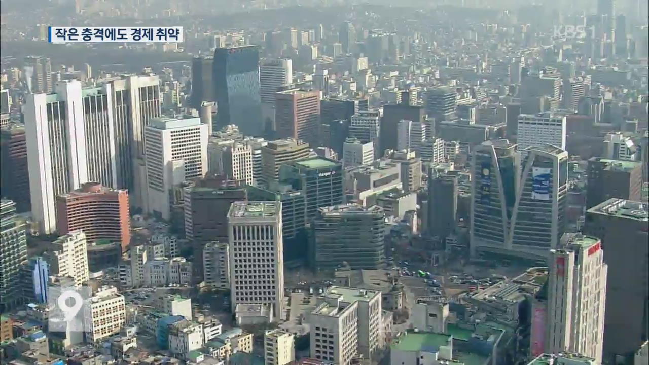 [앵커&리포트] 한국만 하향…작은 충격에도 경제 ‘흔들’