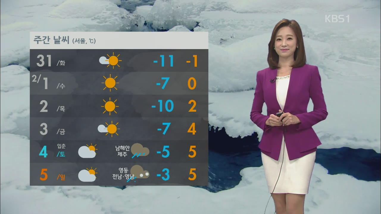 내일 아침 다시 추워져…서울 영하 11도