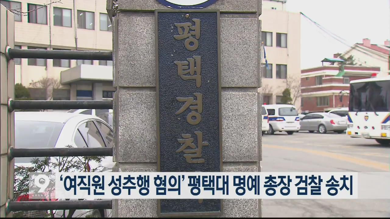 ‘여직원 성추행 혐의’ 평택대 명예 총장 검찰 송치