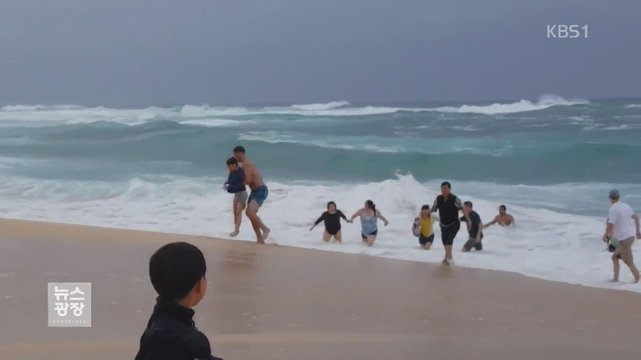파도 휩쓸린 한국 어린이…현지 하와이 주민이 구조
