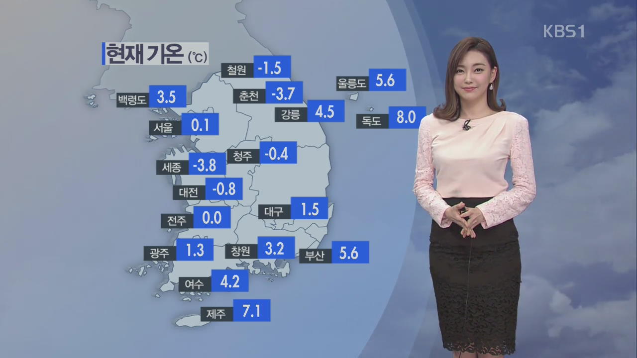 내륙 안개 주의…포근한 주말