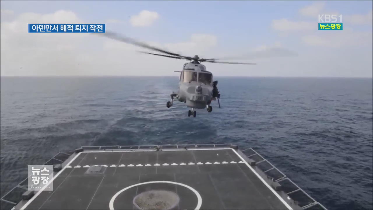 청해부대-EU, 아덴만서 첫 연합 해적 퇴치 작전