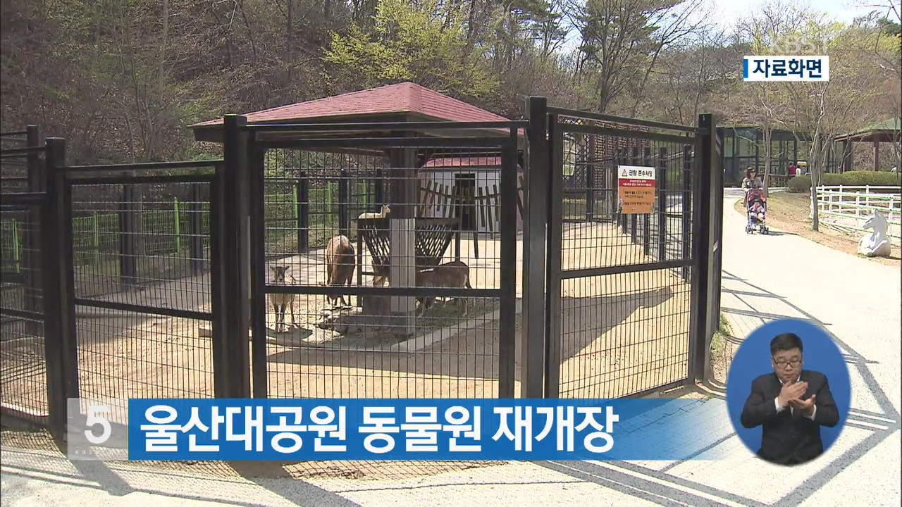 울산대공원 동물원 재개장