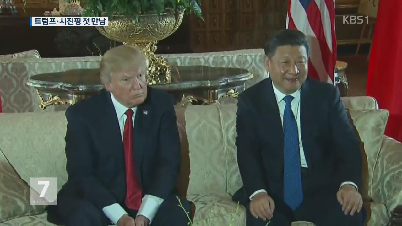 미·중 첫 정상회담…북핵·통상문제 논의