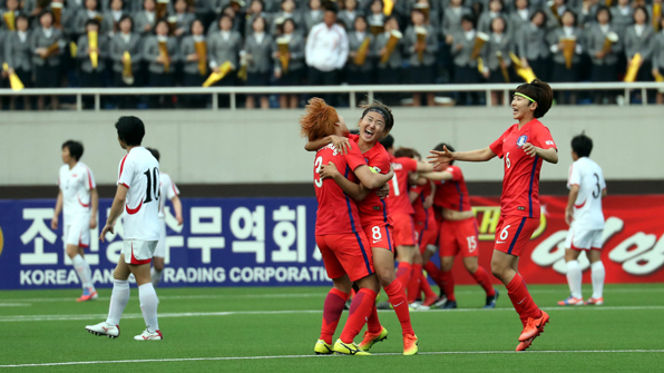 女축구 남북전 ‘극적 무승부’, 조 1위 향방은?