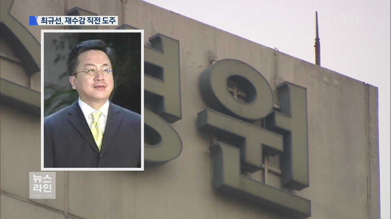 ‘권력형 비리’ 최규선 재수감 직전 도주