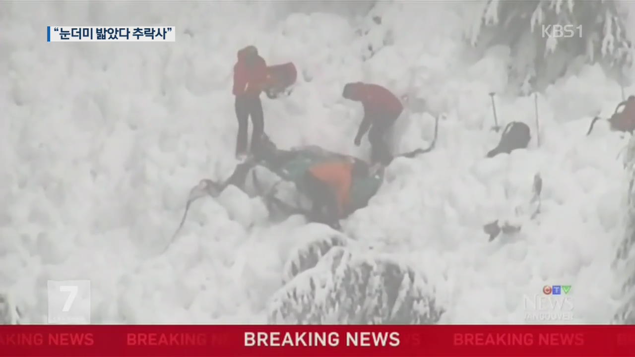 캐나다 밴쿠버서 한인 등반객 5명 사망