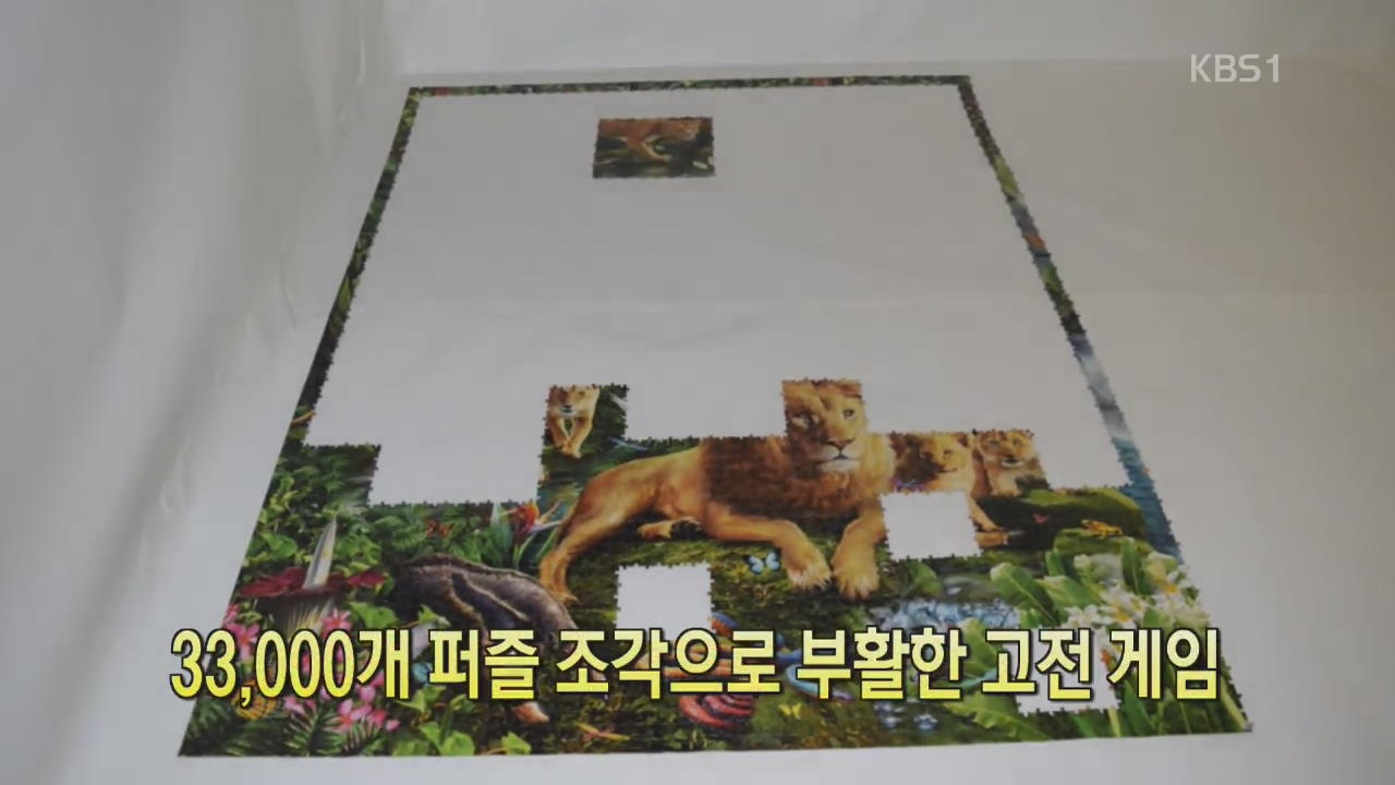 [디지털 광장] 33,000개 퍼즐 조각으로 부활한 고전 게임