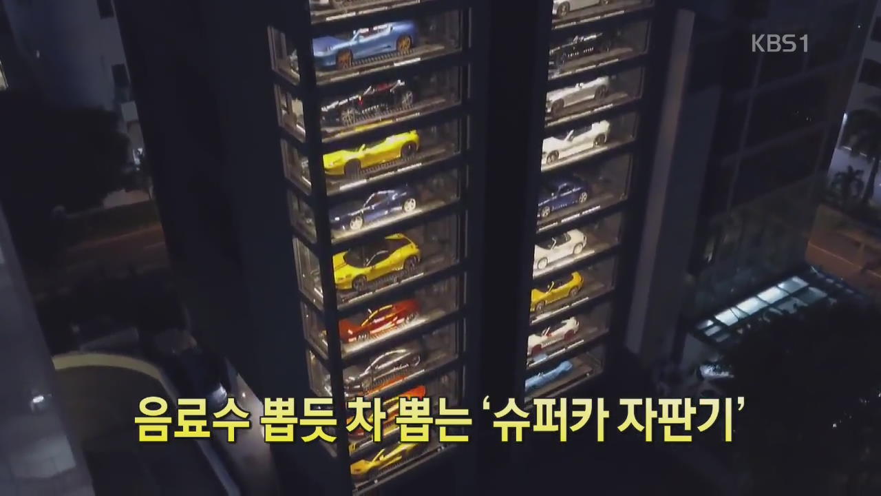 [디지털 광장] 음료수 뽑듯 차 뽑는 ‘슈퍼카 자판기’