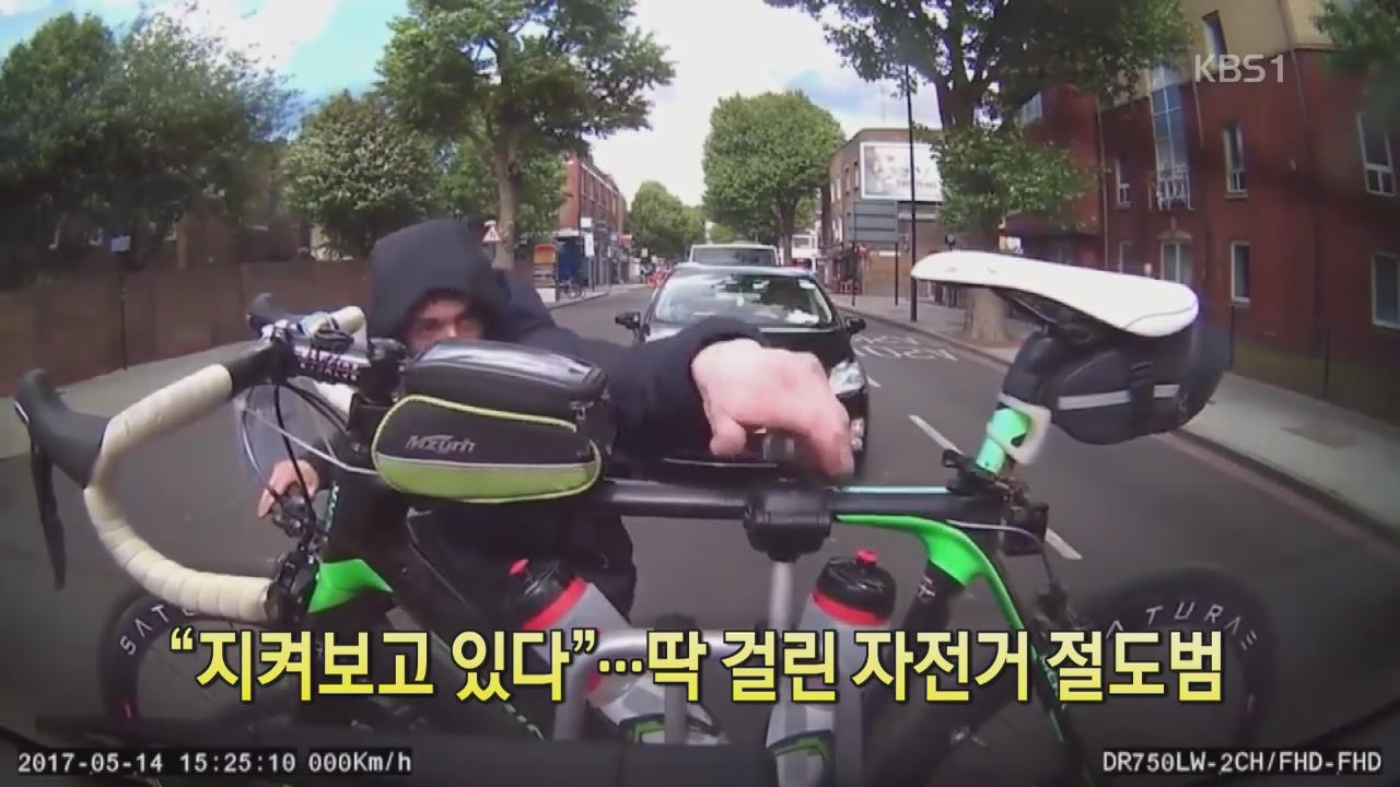 [디지털 광장] “지켜보고 있다"…딱 걸린 자전거 절도범