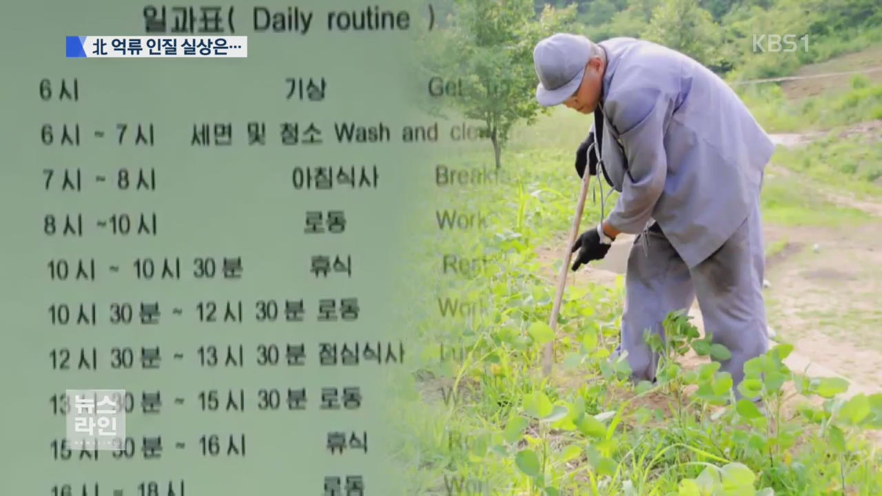“北 억류 인질 24시간 감시 속 강제 노역”