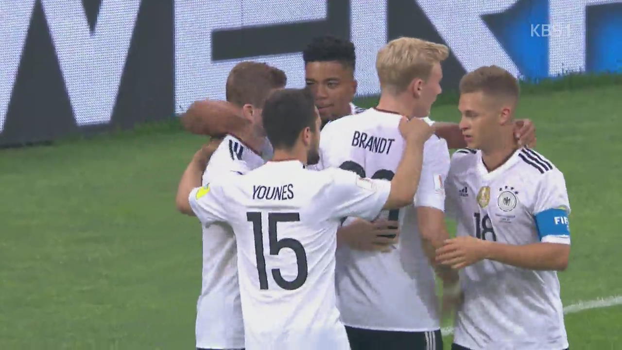 ‘베르너 쐐기골’ 독일, 카메룬 꺾고 컨페드컵 준결승행
